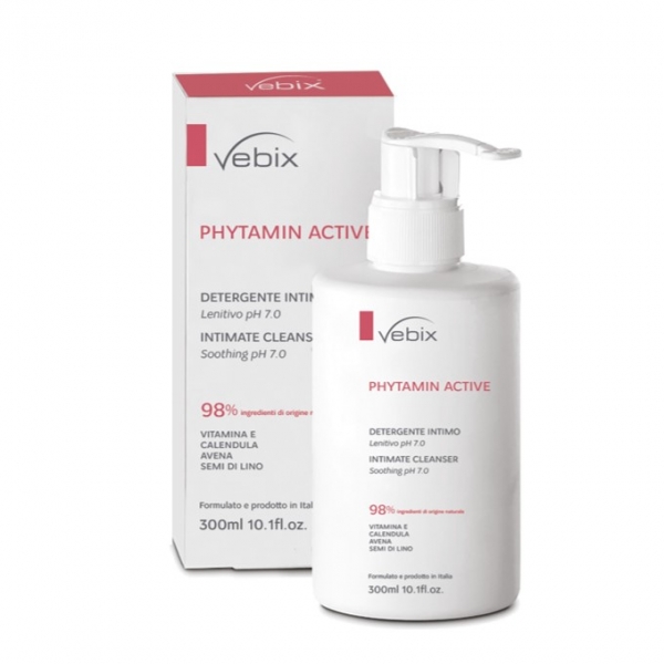 VEBIX PHYTAMIN E detergente intimo lenitivo PH7,0 300 ml